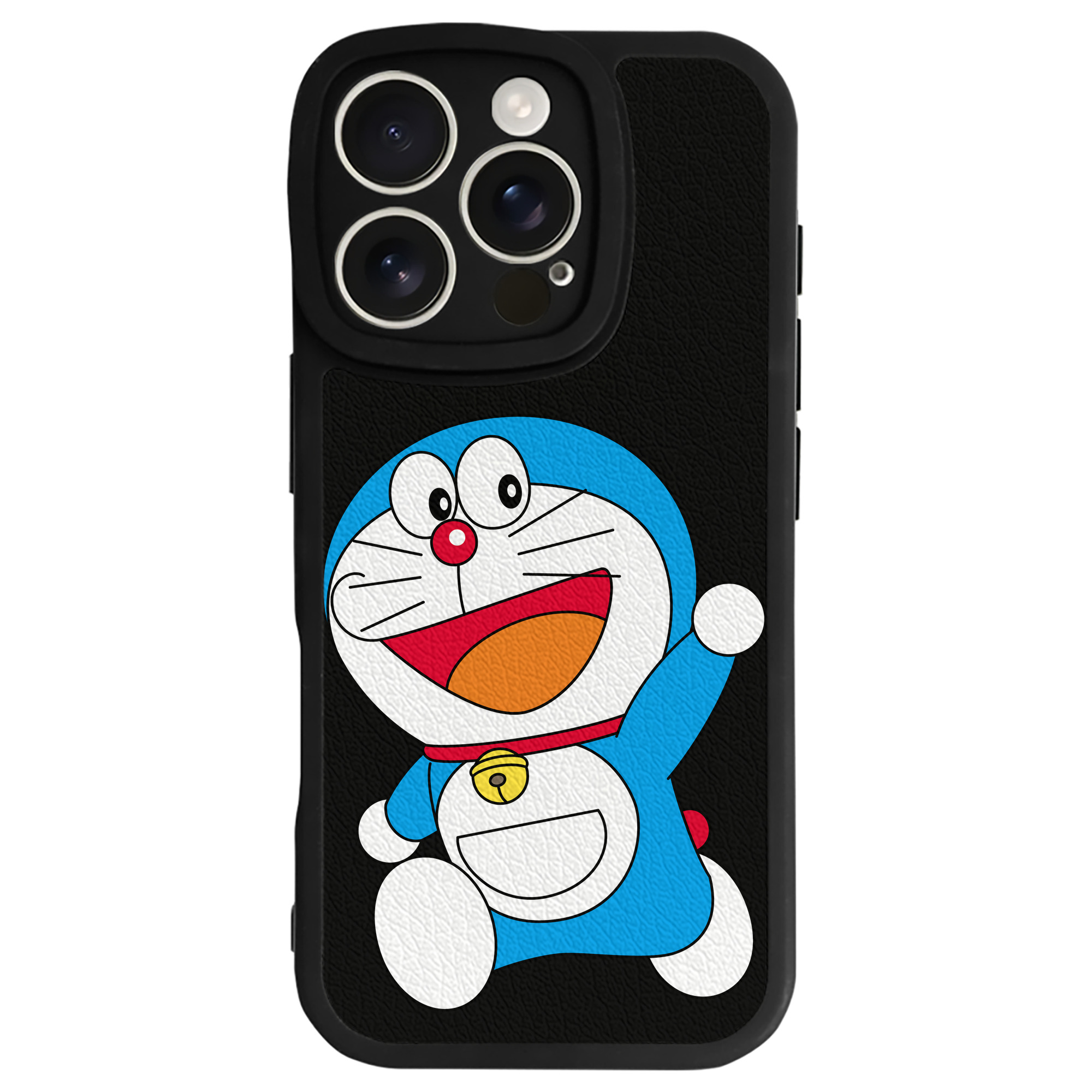 （画像用） ドラえもん Doraemon 【iPhone 16シリーズ対応】シリコンスマホケース（レザー調） 材質：シリコン